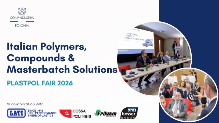 Italian Polymers, Compounds & Masterbatch Solutions: successo per l’evento di Confindustria Polonia a PLASTPOL 2026